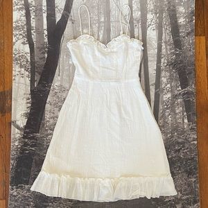 White mini dress from Princess Polly